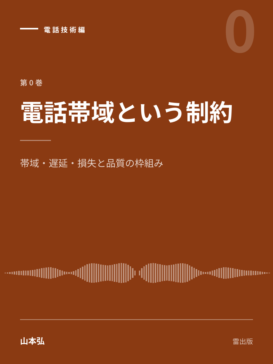 『電話帯域という制約』の表紙